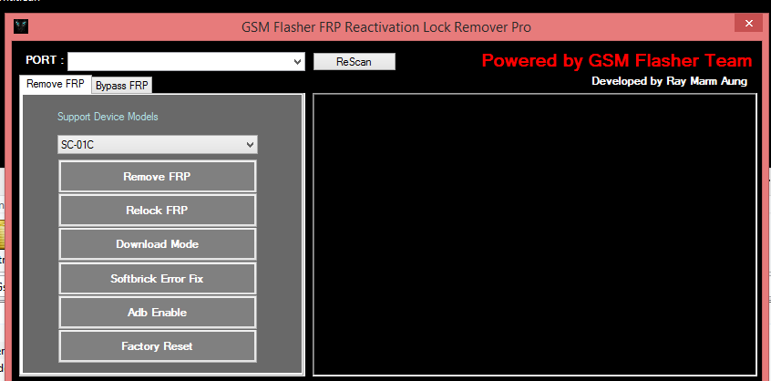 gsm flasher frp reactivation lock remover