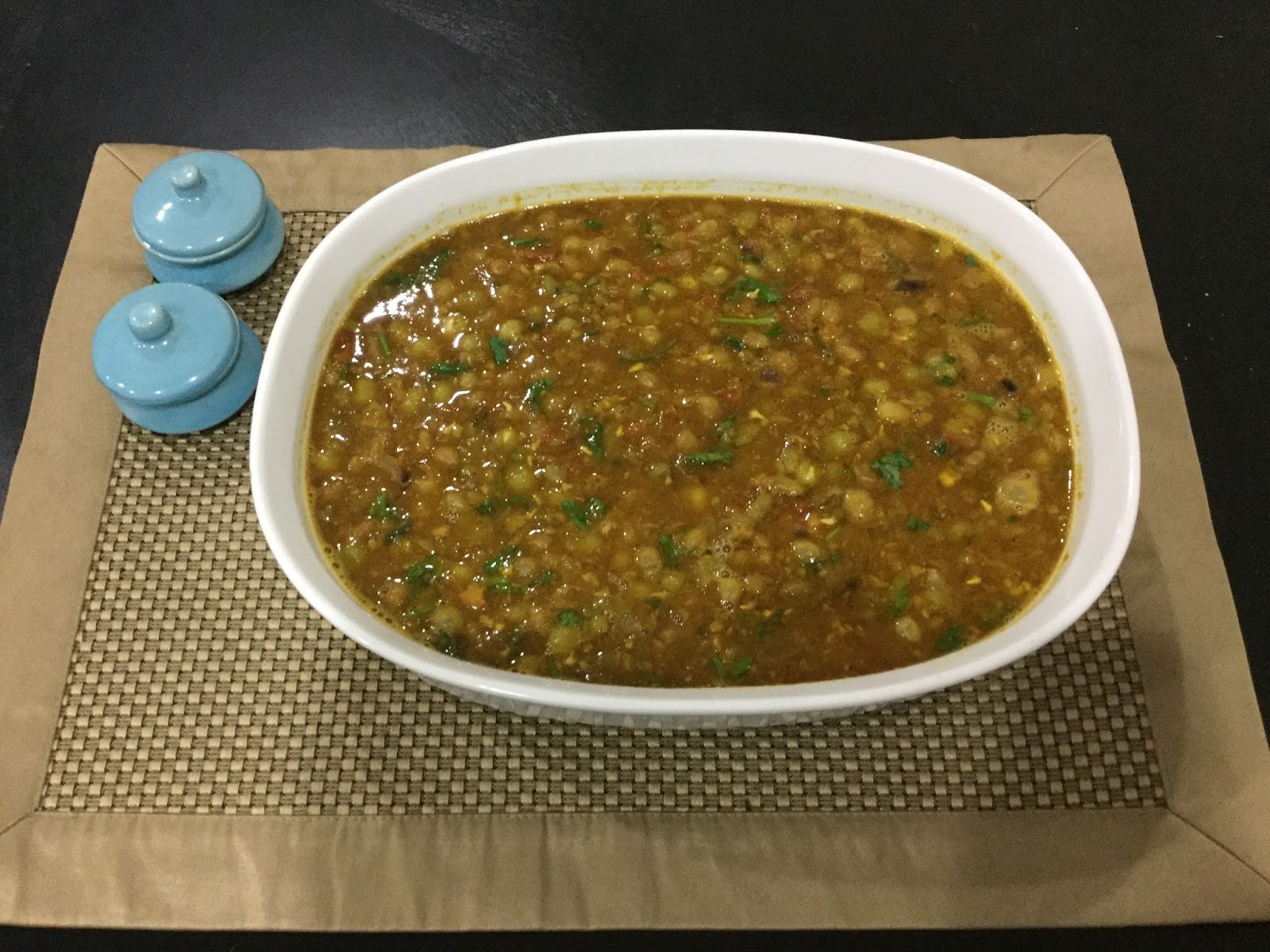 Cooking at Home Green Peas Masala