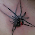 3D Realistic Tattoo of Spider