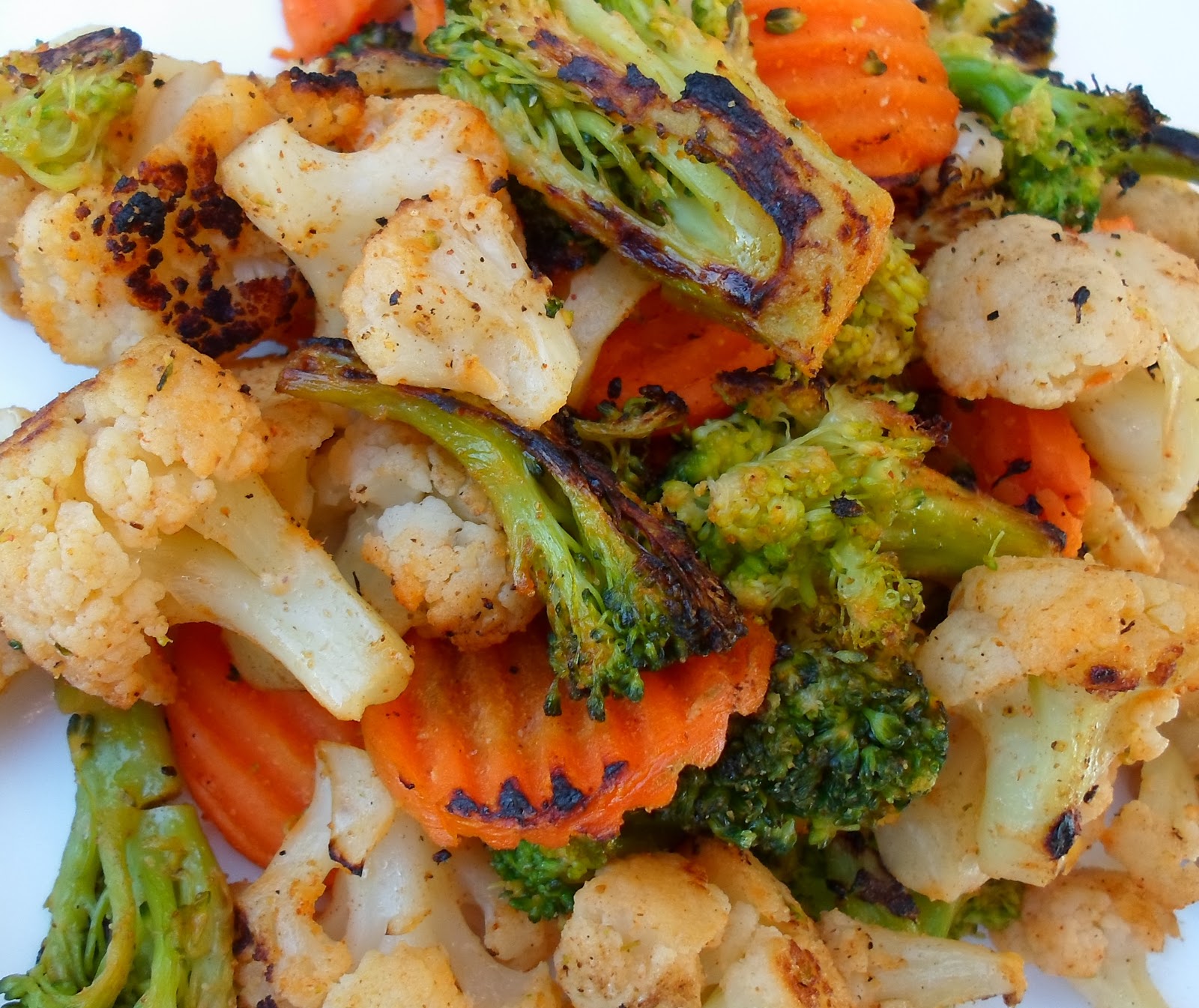 Grilled Frozen California Blend Vegetables (Broccoli, Cauliflower and Carro...