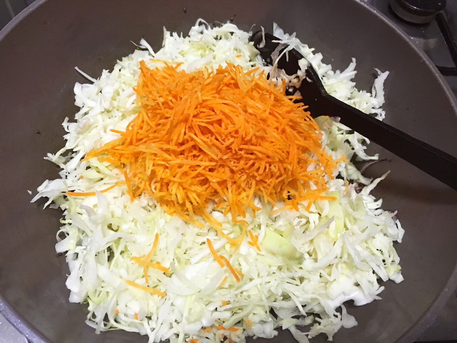 Cabbage carrot upperi/ Cabbage carrot stir fry