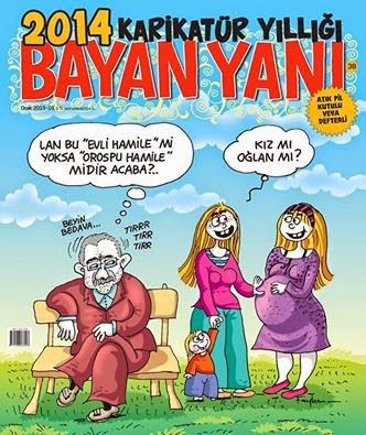 BAYAN YANI 2014 KARİKATÜR YILLIĞI