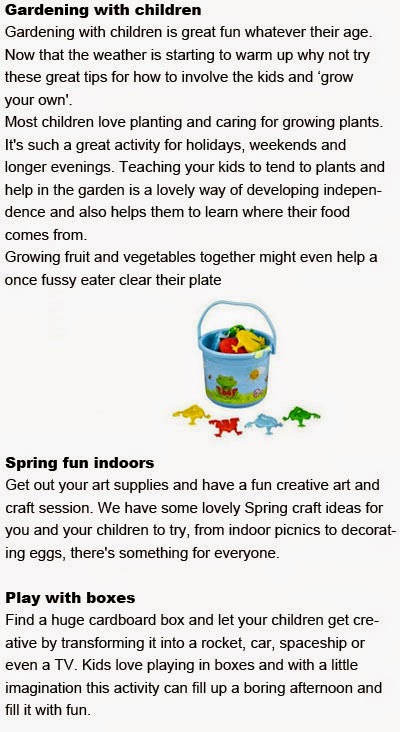 spring activities for toddlers