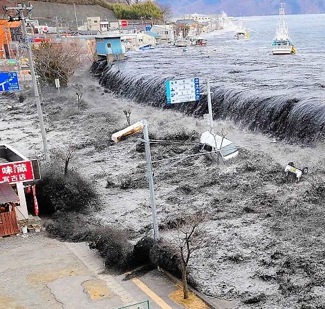 Tsunami wall