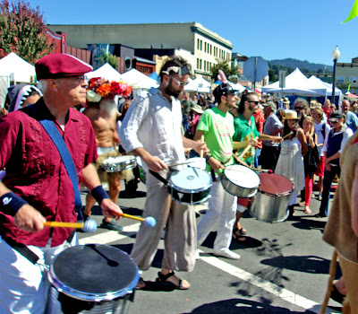 the All Species Parade, Arcata, CA - Arcata, California - Dancers, Drummers, Music, Art, Celebration and Parades - Photographs by gvan42 Greg Vanderlaan