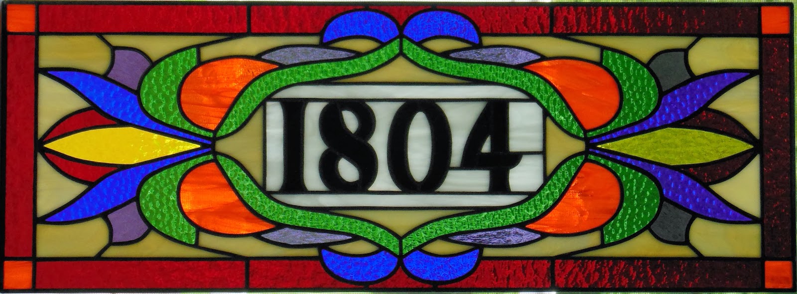 Tiffany style stained glass transoms DC