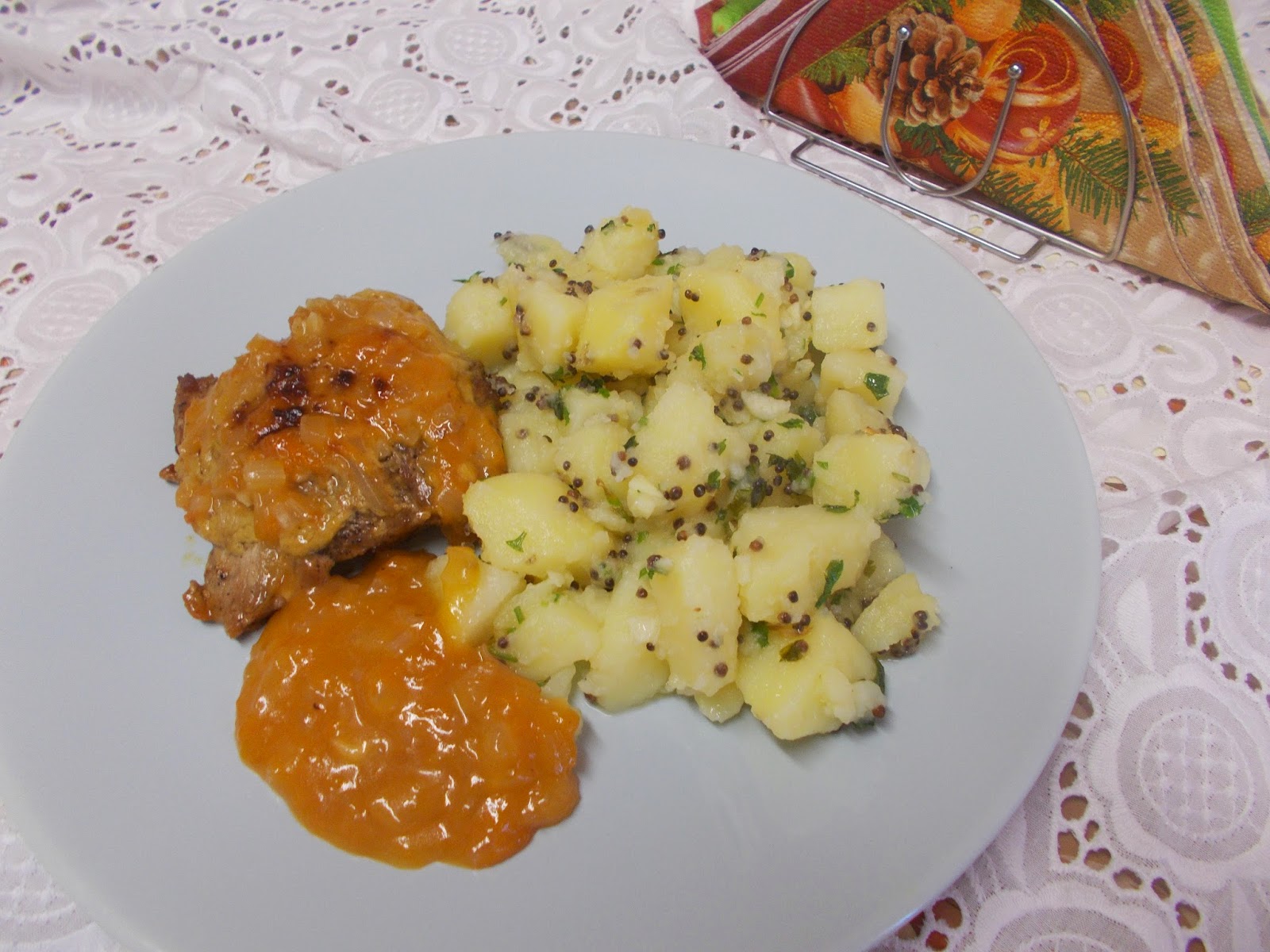 Friptura de porc cu glazura aromata
