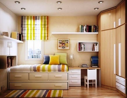 desain kamar tidur ukuran kecil architectaria