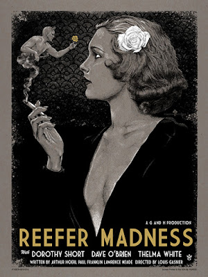 Reefer Madness Screen Print by Timothy Pittides
