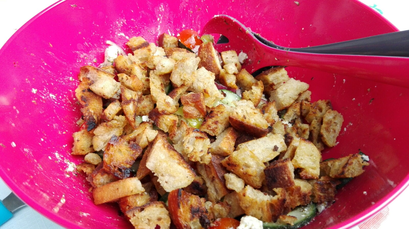 Brotsalat griechischer Art - Soni - Cooking with love