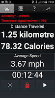 Odometer showing 1.25 km