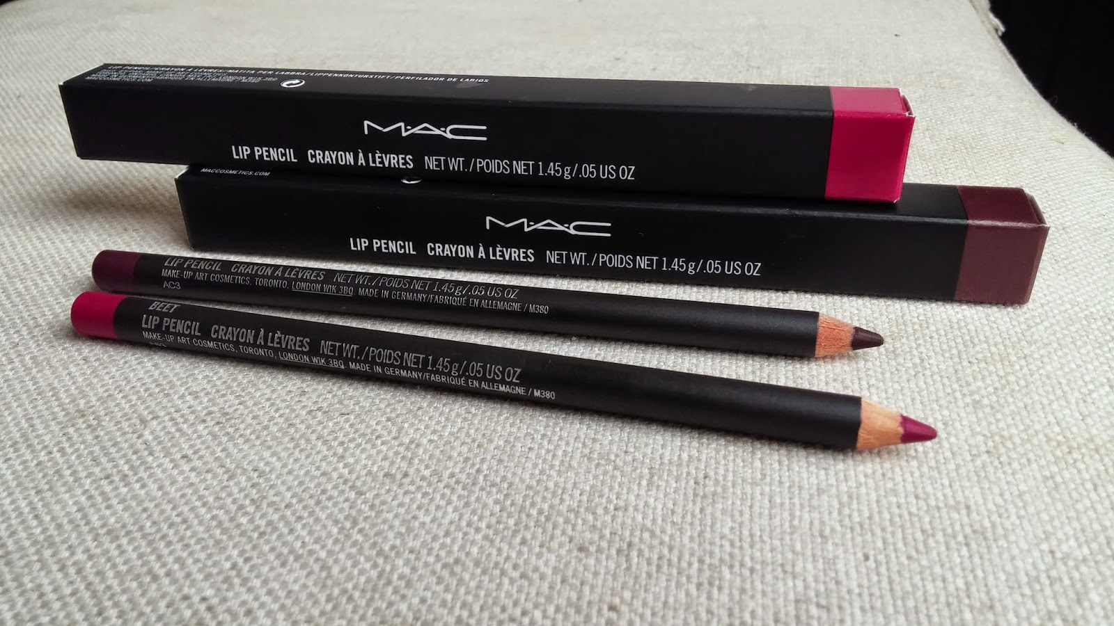 Beauty and the Brown Girl MAC Vino + Beet Lip Liners