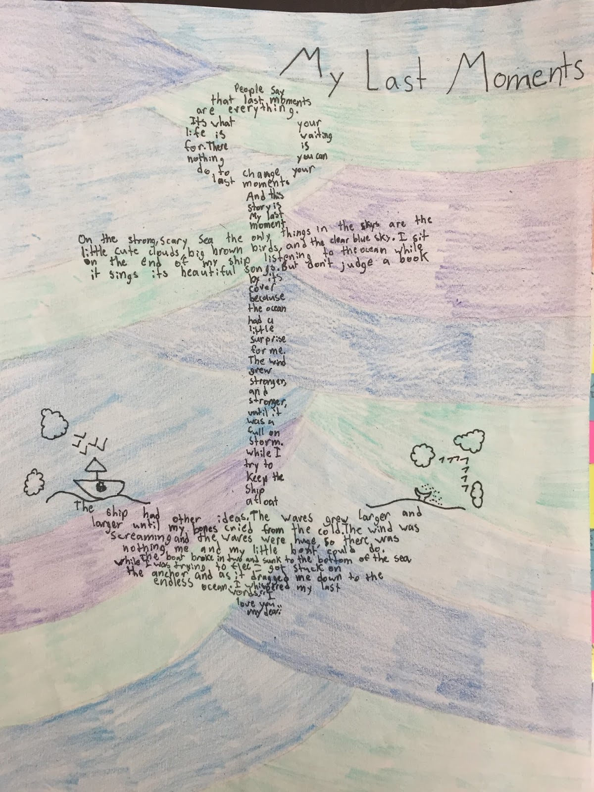 One Teacher's Adventures Concrete Poetry Where Poetry Meets Art