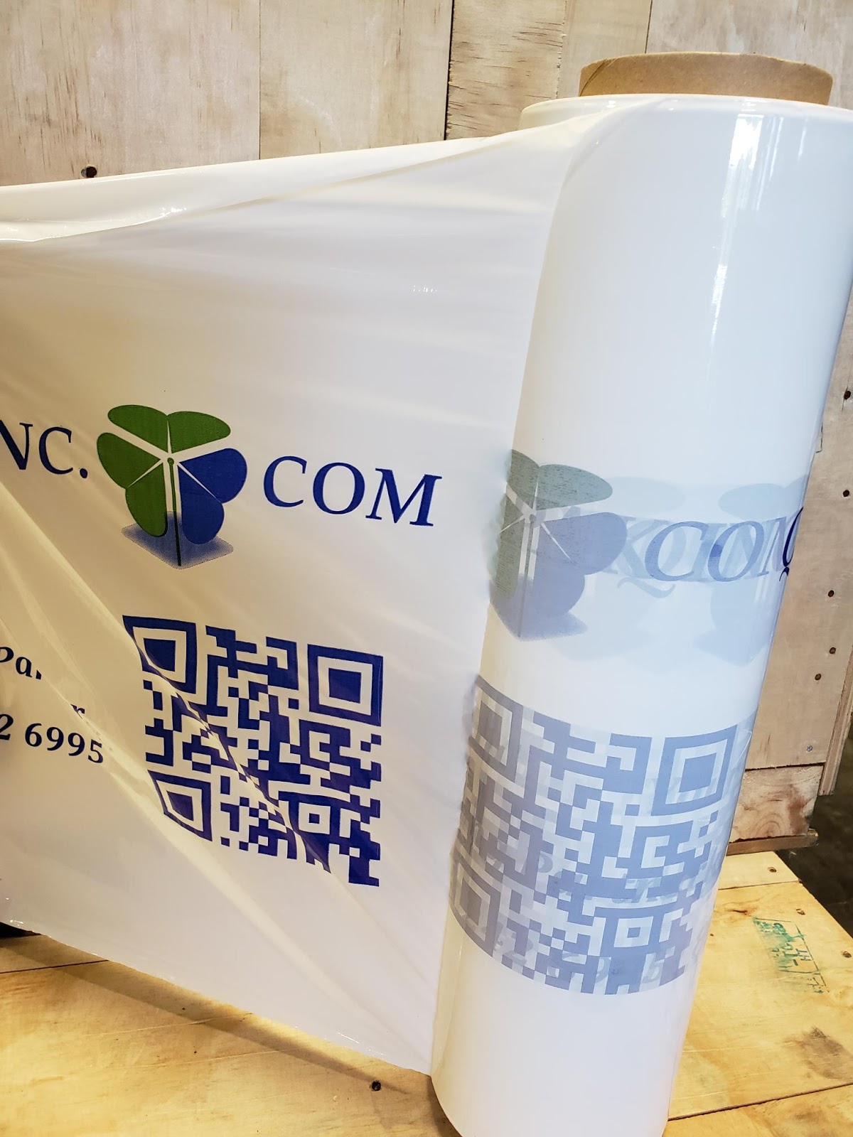 Custom Printed Stretch Wrap by Quick Pak Inc