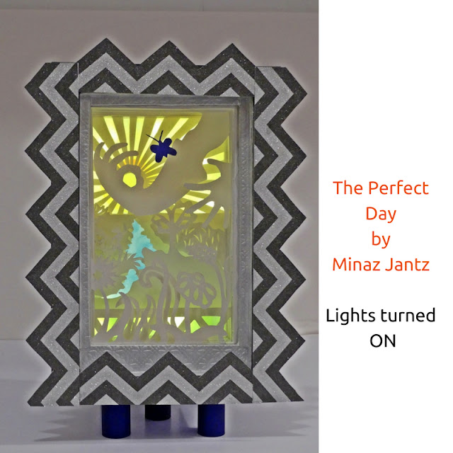 Shadow lightbox, 'The Perfect Day', by Minaz Jantz