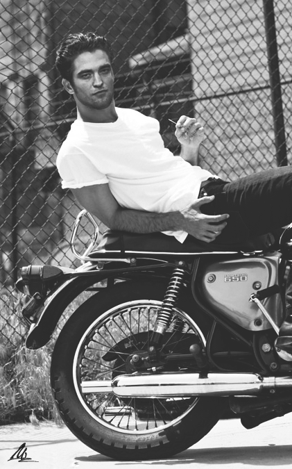 robert pattinson bike