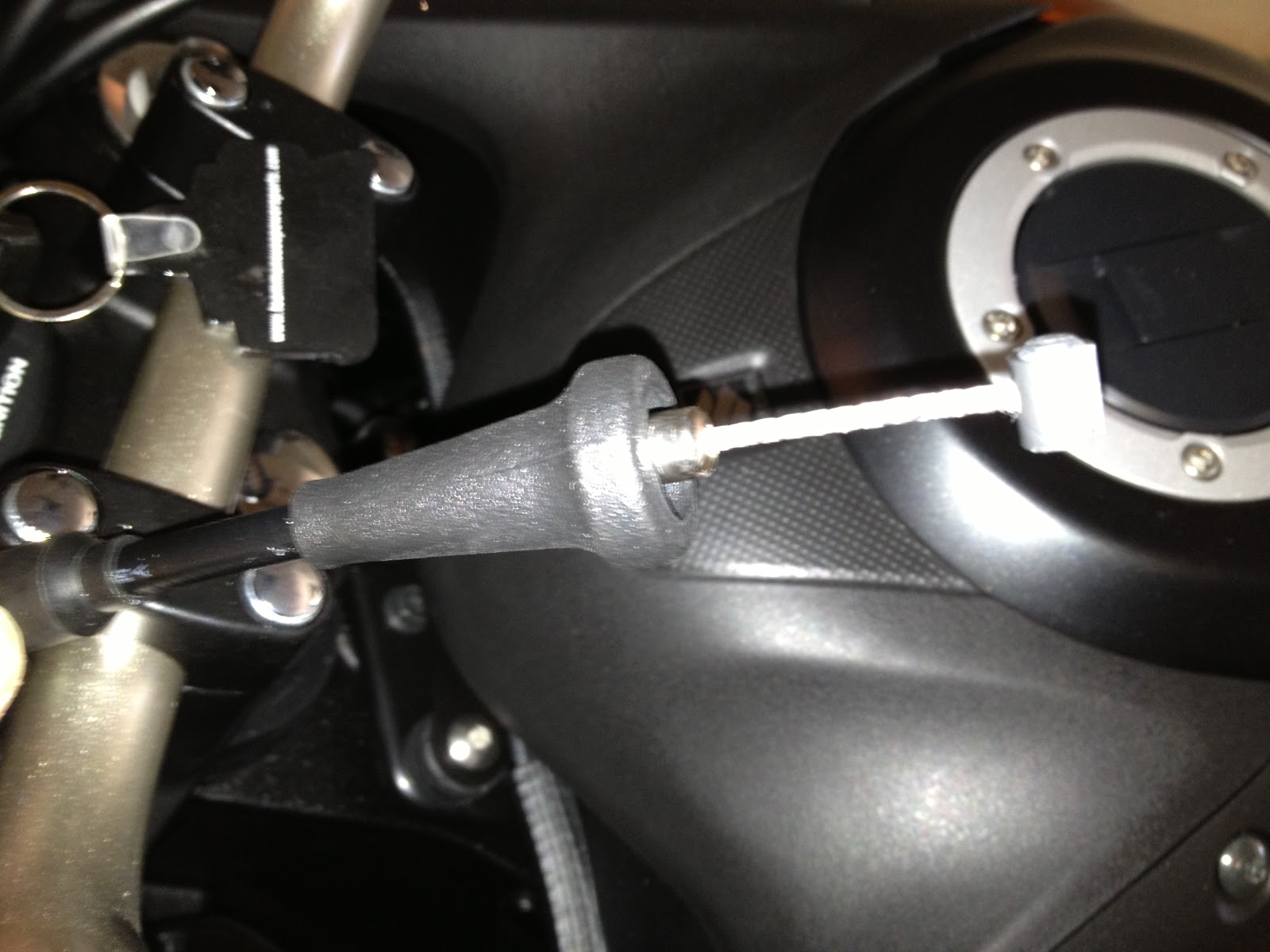 My 2012 Suzuki VStrom 650 Page Installing the OEM Hand Guards and