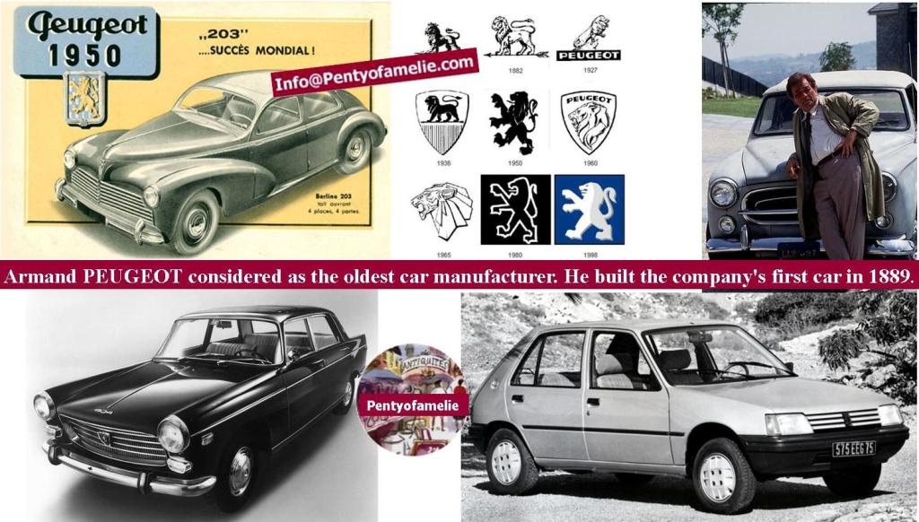 History Of The Automobile In France Clic Cars Armand Peugeot Considered As The Oldest Car Manufacturer He Built Company S