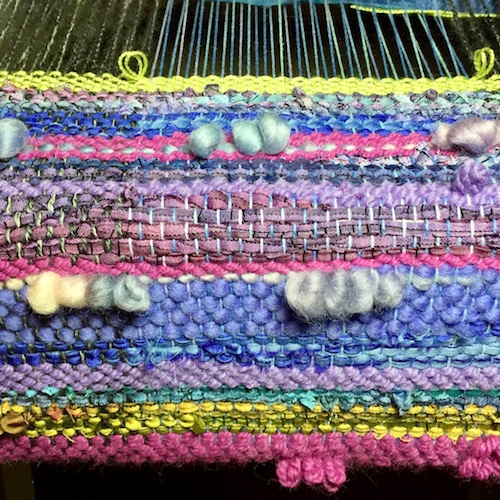 I seam to think sew... Saori Weaving in San Diego