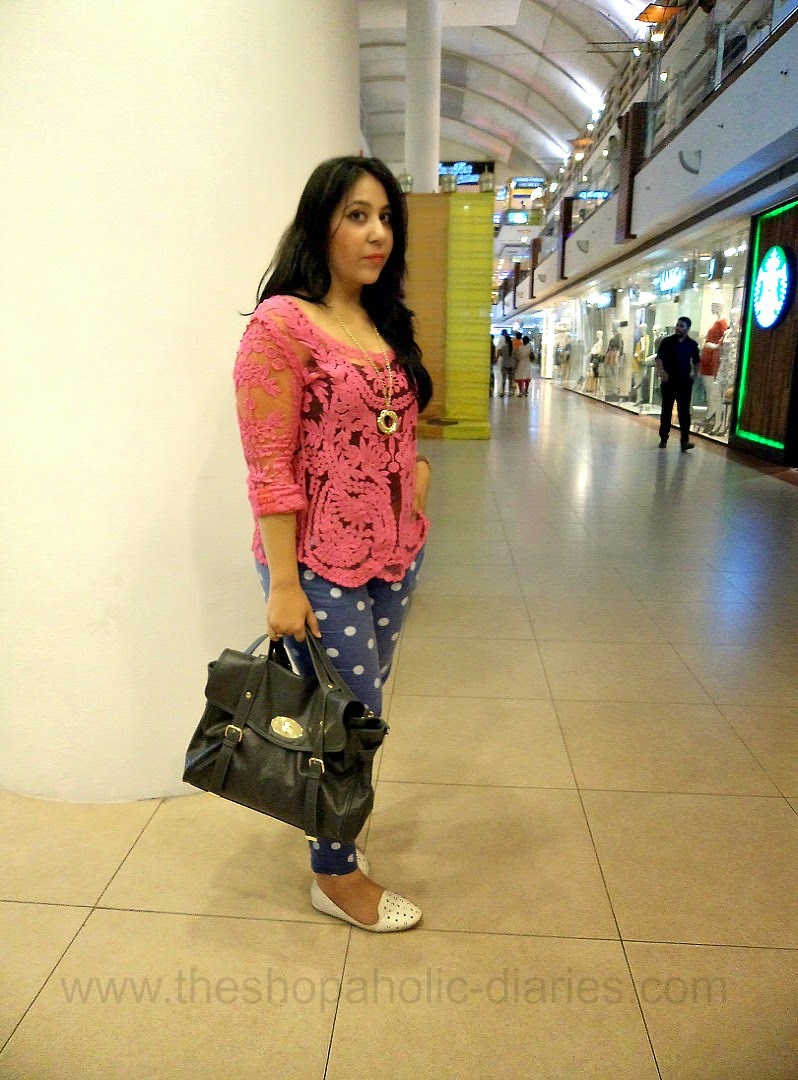OOTD - Waiting For Winters - Lace And Polkas | The Shopaholic Diaries ...