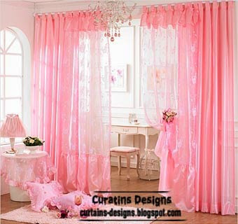 Top Catalog of Pink curtains for girls room unique designs