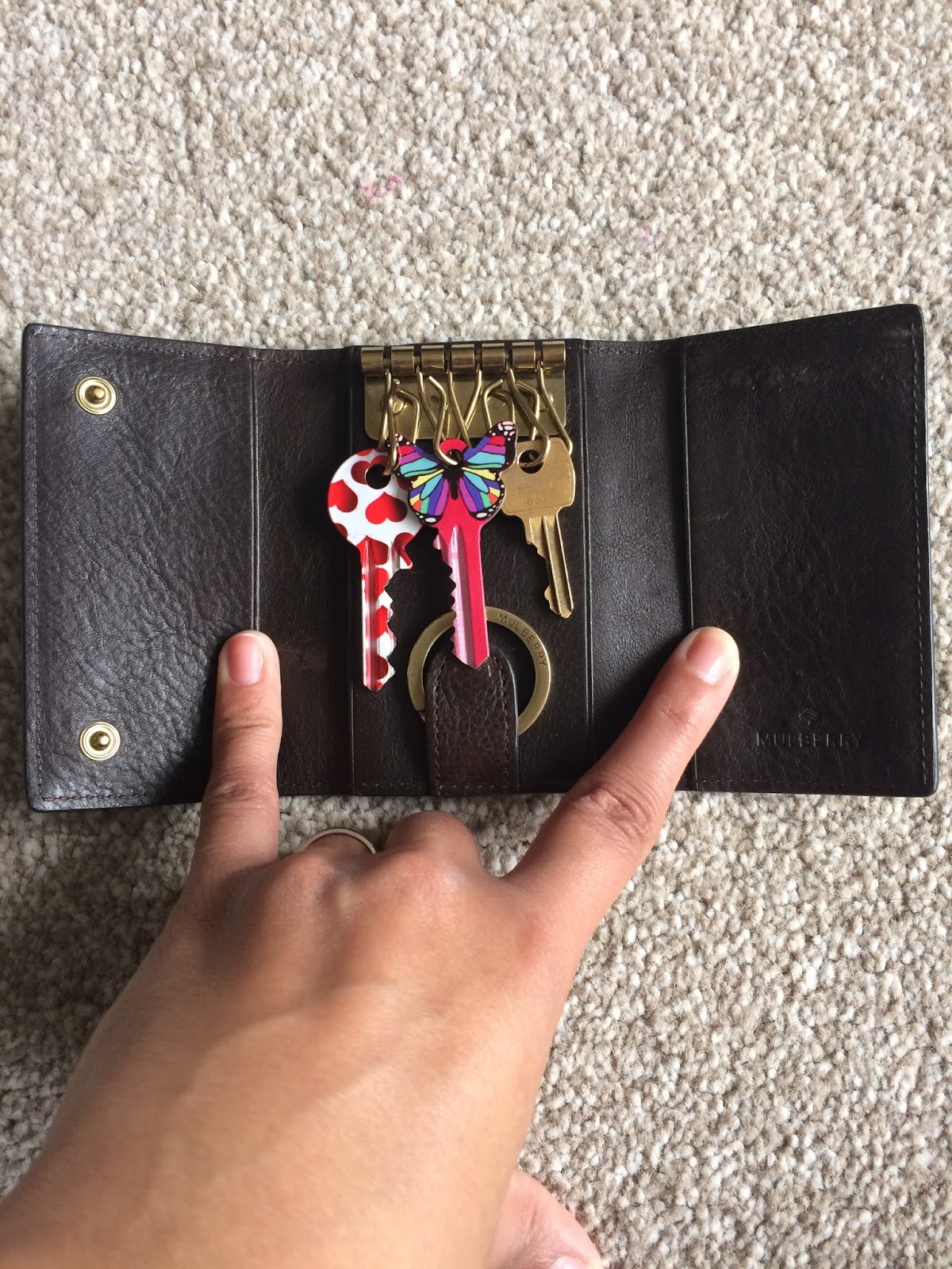 mulberry key pouch
