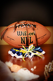 San Diego Chargers/Seattle Seahawks House Divided Wedding Garter by Sugarplum Garters san diego chargers/seattle seahawks house divided wedding garter