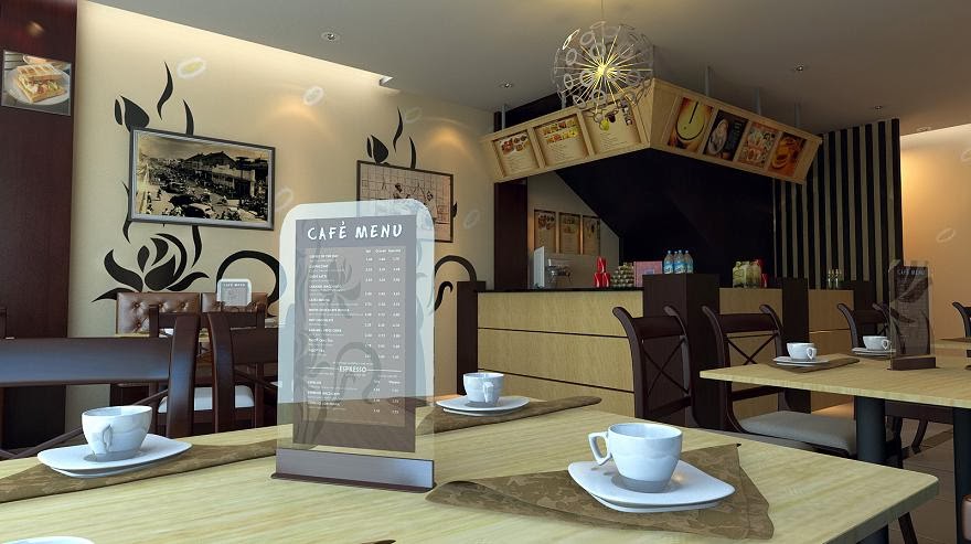 Jasa Desain Gambar Murah Jasa Desain Cafe Interior Modern