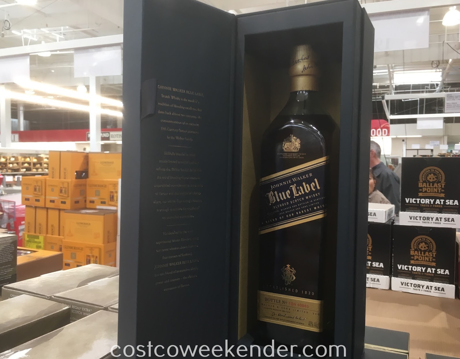 Johnnie Walker Blue Label Blended Scotch Whisky Costco Weekender