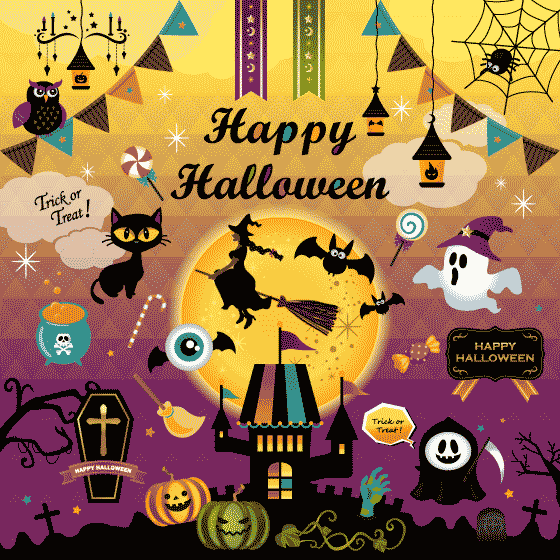 Cartel día Halloween para niños