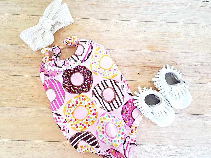 The Cutest, Sweetest Baby Shower Gift: A Donut Romper from Little Lake ...