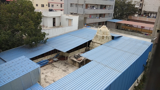 Aerial View Of Sri Hari Vaikunta Kshetra Temple Aerial View Of Sri Hari Vaikunta Kshetra Temple