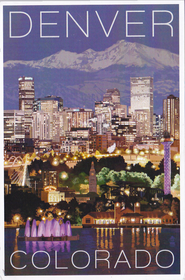 Postcard A La Carte 2 USA Colorado Denver