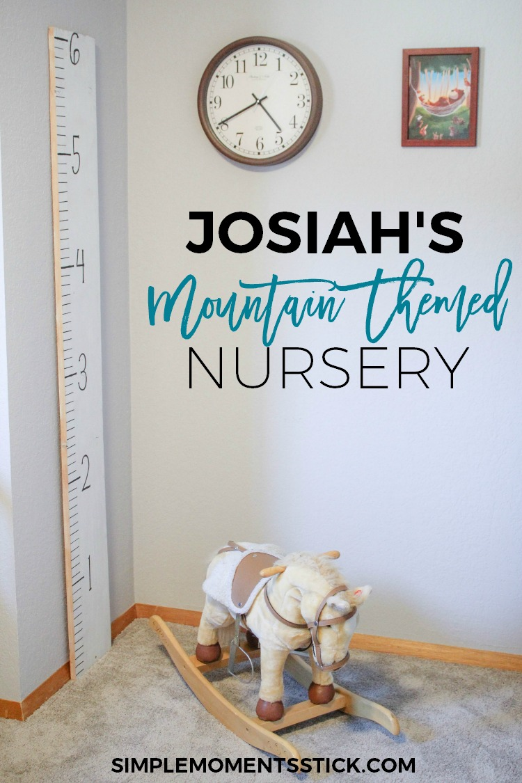 Josiah's Mountain Themed Nursery Simple Moments Stick