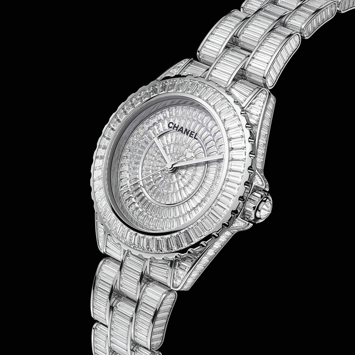 Watch Chanel J12 Baguette Diamond Bezel 38 mm