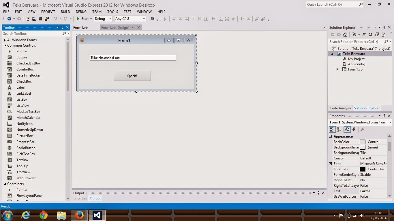 Windows forms как открыть