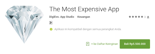 aplikasi android termahal di Play Store The Most Expensive App aplikasi android termahal di Play Store The Most Expensive App