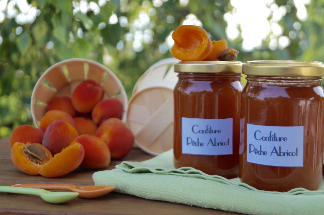 Confiture pêcheabricot