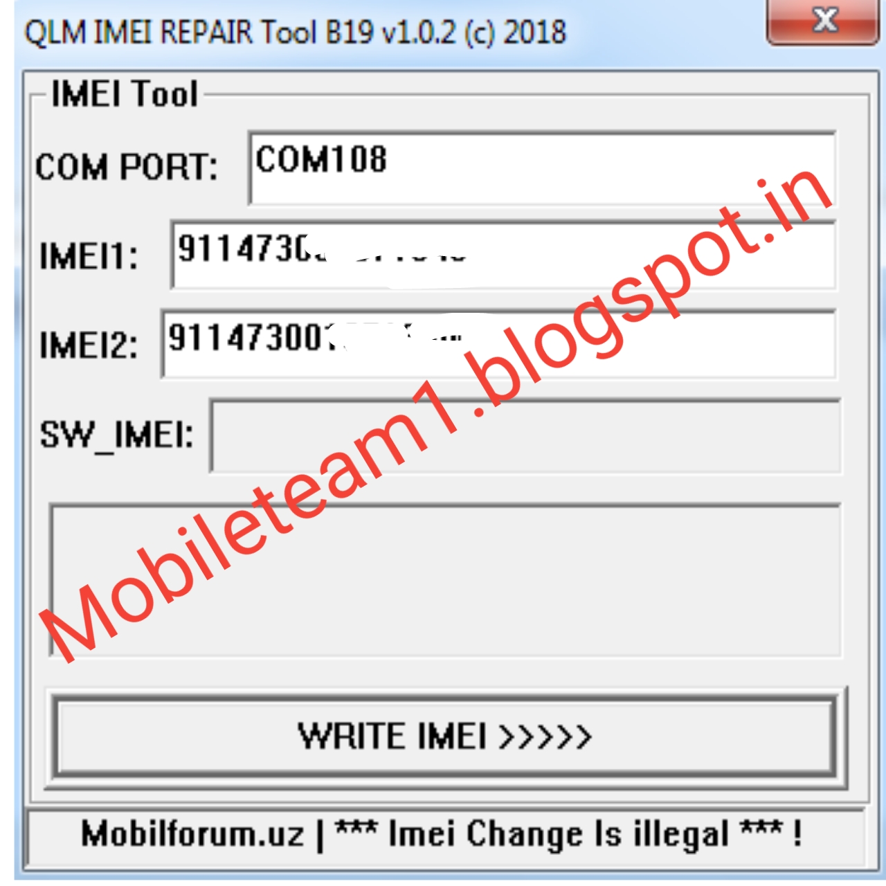 QLM IMEI REPAIR TOOL v 288.288.28, qualcomm cpu how to imei repair