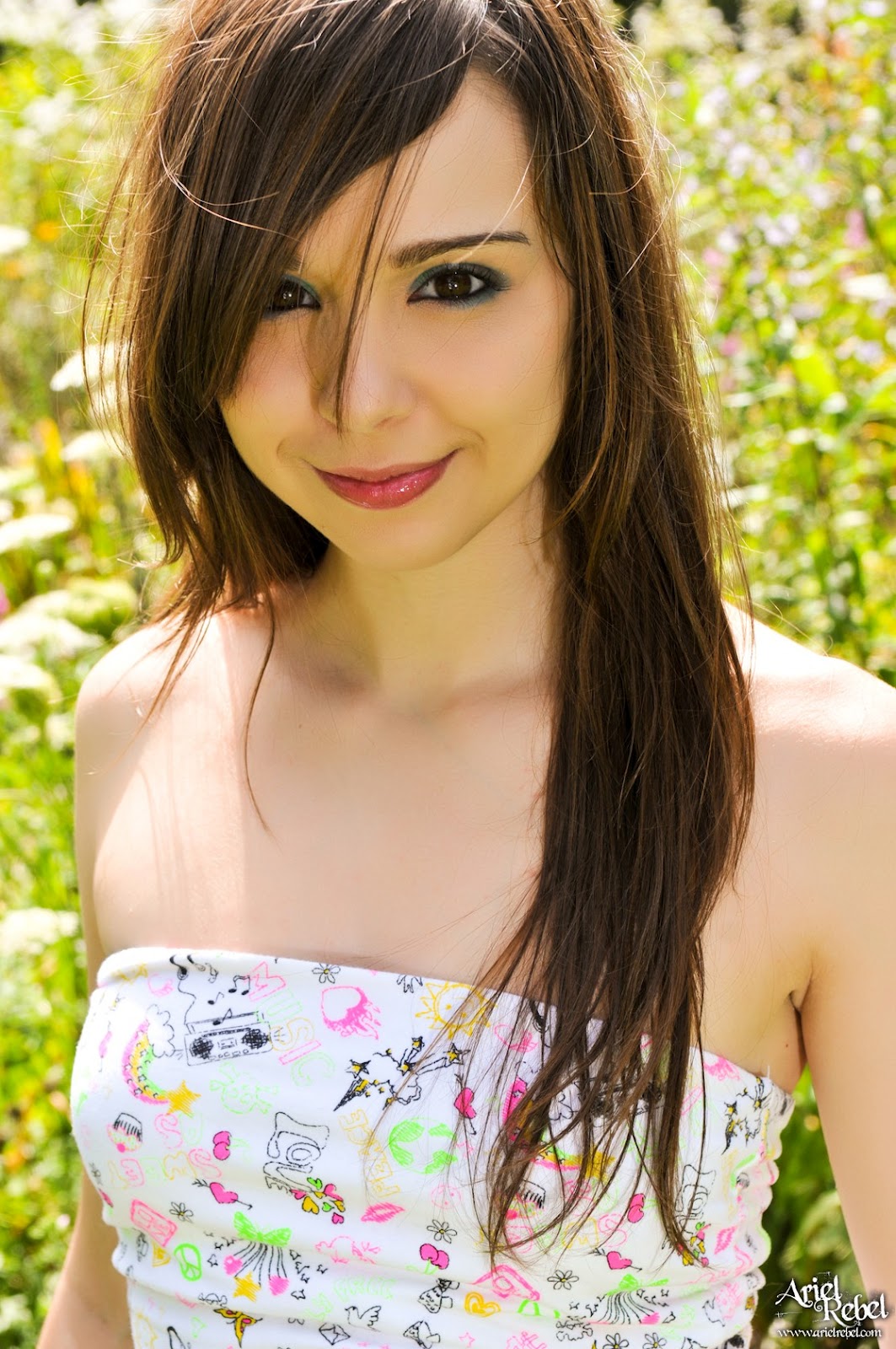 обои : 1120x1680 px, Ариэль Ребель, брюнетка, лицо, модель, женщины 1120x16...