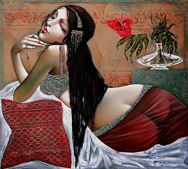 ©Ira Tsantekidou - La femme fatale. Pintura | Painting