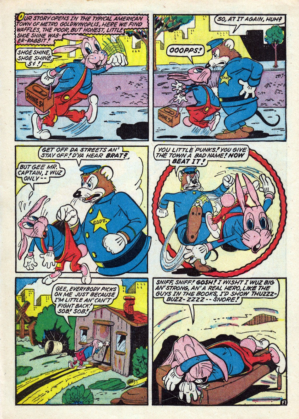 Four-Color Shadows: Super Rabbit-Ernie Hart-1943