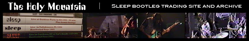 The Holy Mountain - Sleep Bootlegs