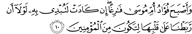 Surat Al Qashash ayat 10