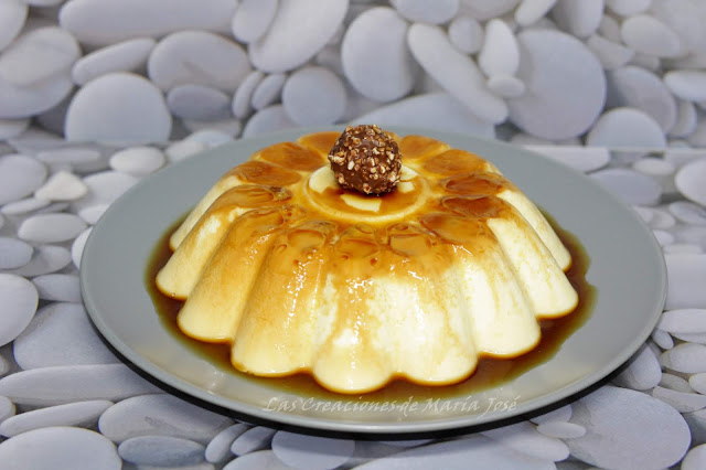 Flan De Chocolate Blanco