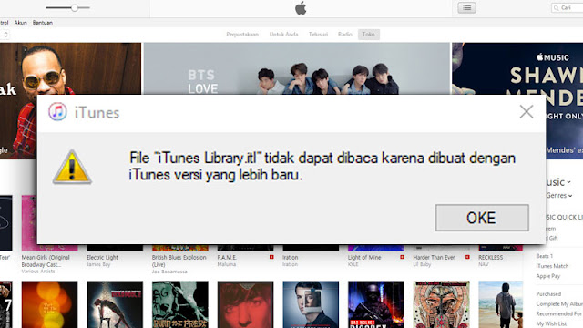 Cara Mengatasi Erorr "iTunes Library.itl" Di Windows Erorr iTunes Library.itl Di Windows
