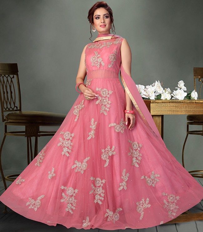 latest indo western gown