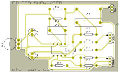 PCB Layout Subwoofer