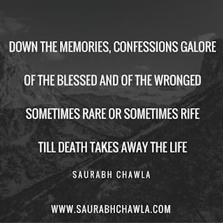 confessions galore poem by saurabh chawla