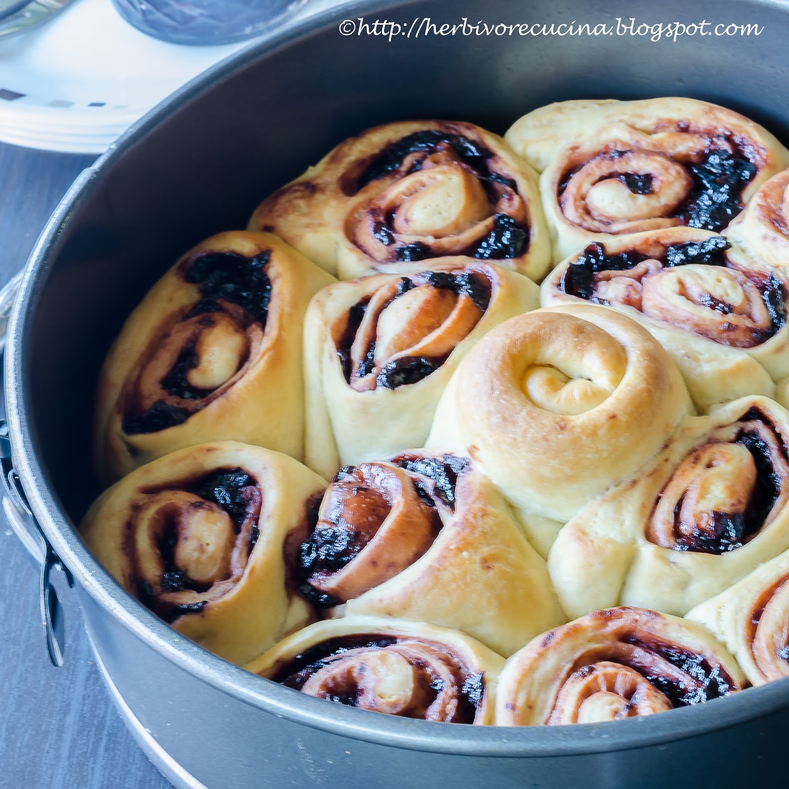 Herbivore Cucina Cherry Jam filled Swirl Bread